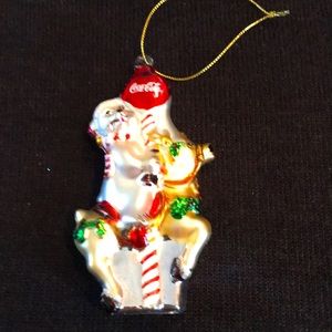 Coca-Cola Blown Glass Ornament